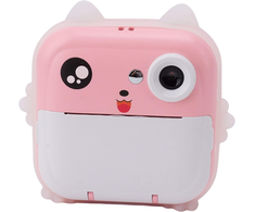 Extralink EPP-003 Rožinė | Mini terminis spausdintuvas su kamera | 3 ritinėliai terminio popieriaus, 2,5" LCD ekranas, Bluetooth, USB-C, 1000 mAh