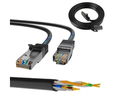 Extralink Cat.5e FTP LAN Patch Cord 1m, Copper Network Cable