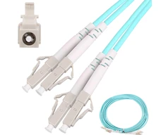 Extralink LC/UPC-LC/UPC | Komutacinis laidas | Daugiamodis, OM3, dvipusis, 3 mm, 3 m