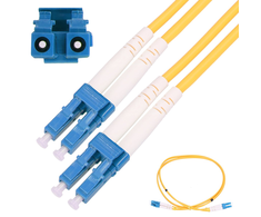 Extralink LC/UPC-LC/UPC | Jednomodowy, Duplex, G652D, PVC, 3mm, 1m