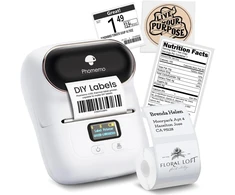 Extralink Mini Label Spausdintuvas, Baltas