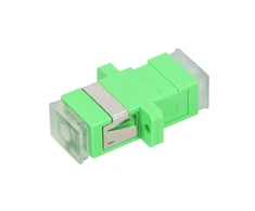 Extralink SC/APC Adapteris, Single Mode, Simplex, with Clear Caps