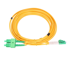 Extralink SC/APC-LC/APC Patch Cord, Single Mode, Duplex, 9/125um, 3mm, 1.5m