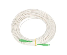 Extralink SC/APC-SC/APC | LSZH, Jednomodowy, Simplex, G.657A1, 3mm, 60m, balta
