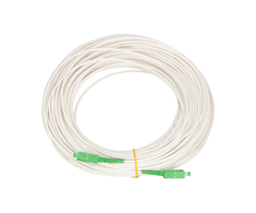 Extralink SC/APC-SC/APC | LSZH, Jednomodowy, Simplex, G.657A1, 3mm, 30m, balta