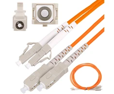 Extralink Patch Cord SC/UPC-LC/UPC, Multimode, OM2, Duplex, 3mm, 3m