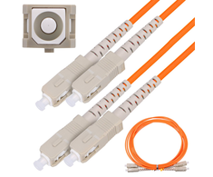 EXTRALINK JUNGIMO LAIDAS SC/UPC-SC/UPC MM 50/125 DUPLEX 3.0MM 1M