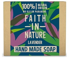 Faith In Nature Lavender Cleansing &amp; Moisturising Soap Bar, 100 g