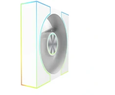 Korpuso Ventiliatorius - DarkFlash DM8 LINE Baltas 800–1600 RPM 58 CFM 4 Kontaktų PWM 5 V 3 Kontaktų ARGB 7 Menčių Ventiliatoriai Baltas