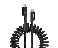 Greito įkrovimo laidas USB-C į USB-C Baseus Fish-Eye 100W, 1m (juodas)