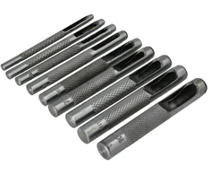 Skylių pramušėjų rinkinys, FASTER TOOLS, 9 vnt.