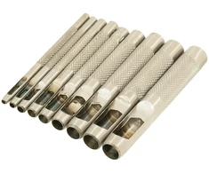 Skylių pramušėjų rinkinys, FASTER TOOLS, 12 vnt.