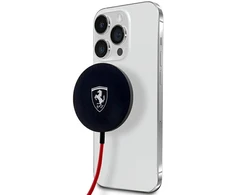 Indukcinis įkroviklis 15W Ferrari (FECBMSMENK) MagSafe