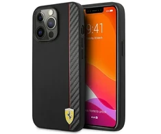 Dėklas Ferrari FESAXHCP13LBK, skirtas iPhone 13 Pro/13, juodas
