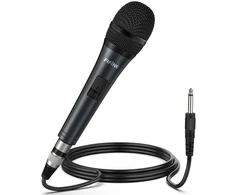 Fifine K6 dinaminis vocal mikrofonas juodos spalvos