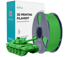 Filament Sunlu PLA+ High-Speed Žalias