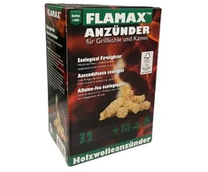 Flamax ekologiški medžio drožlių žiebtuvėlio ritinėliai, 32 GB