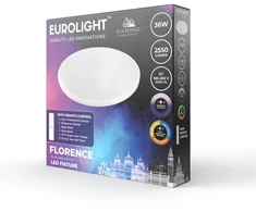 FLORENCE LED šviestuvas valdomas pulteliu 36W, IP20, 2340lm Eurolight