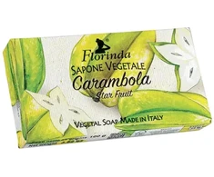 Florinda Carambola veganiškas drėkinamasis ir valomasis muilas su vaisių kvapu, 100 g