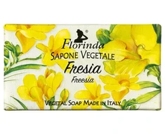 Florinda, Freesia, Vegan &amp; Cruelty-Free, Cleansing &amp; Softening, Floral, Scented Soap Bar , Body &amp; Hands, 100 g