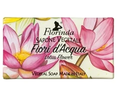 Florinda Lotus Flower Vegan Hydrating Scented Soap Bar Body, 100 g