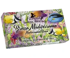 Florinda Mediterranean Breeze veganiškas drėkinamasis kvapusis tualetinis muilas kūnui, 100 g