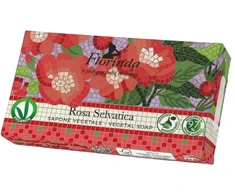 Florinda Rosa Selvatica Cleansing &amp; Softening Scented Soap Bar Body, 100 g