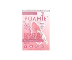 Kietasis kūno prausiklis Foamie Body Bar Cherry Kiss, su vyšniomis ir ryžių pienu