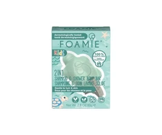 Kietasis prausiklis vaikams Foamie Kids 2 in 1 Shower Body Bar For Kids Turtelly Cool, tinka odai ir plaukams