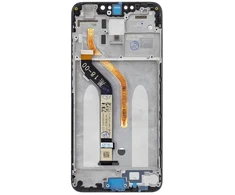 For_Poco LCD Ekranas + Touch Unit + Front Cover for PocoPhone F1 Juodas