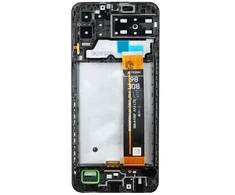 Dėklas For_Samsung LCD ekranas + Touch Unit + priekinis dangtelis Samsung A135F Galaxy A13 Juodas