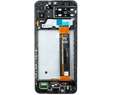 Dėklas For_Samsung LCD ekranas + Touch Unit + priekinis dangtelis Samsung A137F Galaxy A13 Juodas