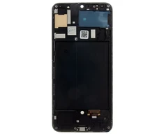 Dėklas For_Samsung LCD ekranas + Touch Unit + priekinis dangtelis Samsung A505 Galaxy A50 Juodas