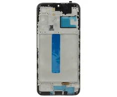 Dėklas For_Samsung LCD ekranas + Touch Unit + priekinis dangtelis Samsung A256 Galaxy A25 Juodas