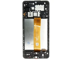 Dėklas For_Samsung LCD ekranas + jutiklinis blokas + priekinis dangtelis, skirtas Samsung A125 Galaxy A12 Juodas