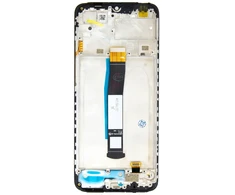 Dėklas For_Xiaomi LCD Ekranas + Touch Unit + priekinis dangtelis skirtas Xiaomi Redmi 10C Juodas