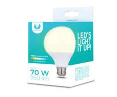 TelForceone LED lemputė E27 G95 10W 230V 3000K 950lm Forever Light