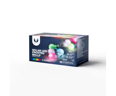 TelForceone String Light Solar LED FROSTED BALLS SFB62 6,5m 30 kamuoliukų įvairiaspalviai Forever Light