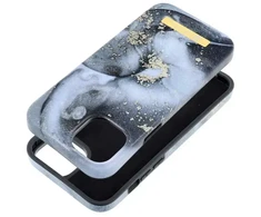 „iPhone 15 PLUS“ dėklas „Forcell F-Protect Mirage“, suderinamas su „Magsafe“ marmuro rūko spalvos dėklu.