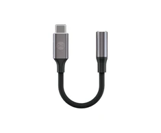 Forever adapter audio AJC-01 jack 3,5 mm - USB-C juodas