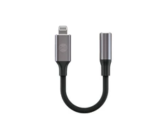 Forever adapter audio AJL-01 jack 3,5 mm - Lightning juodas