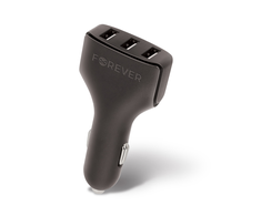 Įkroviklis Forever FOREVER CC-05 3xUSB 4.8A AUTOMOB. ĮKROVIKLIS - PRISTATYMAS PER 24 VAL + NEMOKAMAS PRISTATYMAS NUO 150 PLN