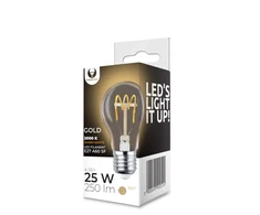 TelForceone LED lemputė Filament E27 A60 4W 230V 2000K 250lm SF auksinis Forever Light