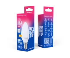 „Telforceone Forever Light“ LED lemputė E14 C37 2,2 W 260 lm 6000 K, E klasė