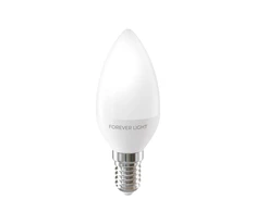 Telforceone Forever Light LED Bulb E14 C37 4.8W 630lm 4000K class E