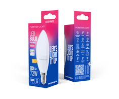 Telforceone Forever Light LED Bulb E14 C37 8.5W 1000lm 6000K class E