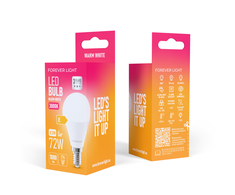 Telforceone Forever Light LED Bulb E14 G45 8.5W 1000lm 3000K class E