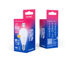 Telforceone Forever Light LED Bulb E14 G45 8.5W 1000lm 6000K class E