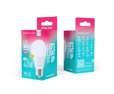 Telforceone Forever Light LED Bulb E27 A55 4W 480lm 4000K class E