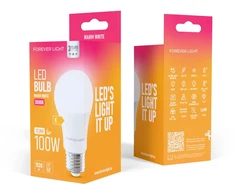Blaupunkt „Telforceone Forever Light“ LED lemputė E27 A60 12,8 W 1520 lm 3000 K, E klasė